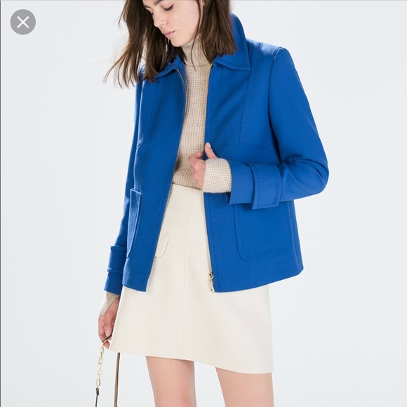 Last drop❗️blue Zara jacket - Picture 2 of 8